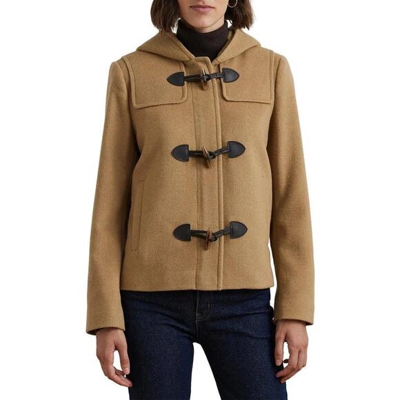 Lauren Ralph Lauren Toggle Front Wool Blend Jacket 14 - Picture 1 of 8